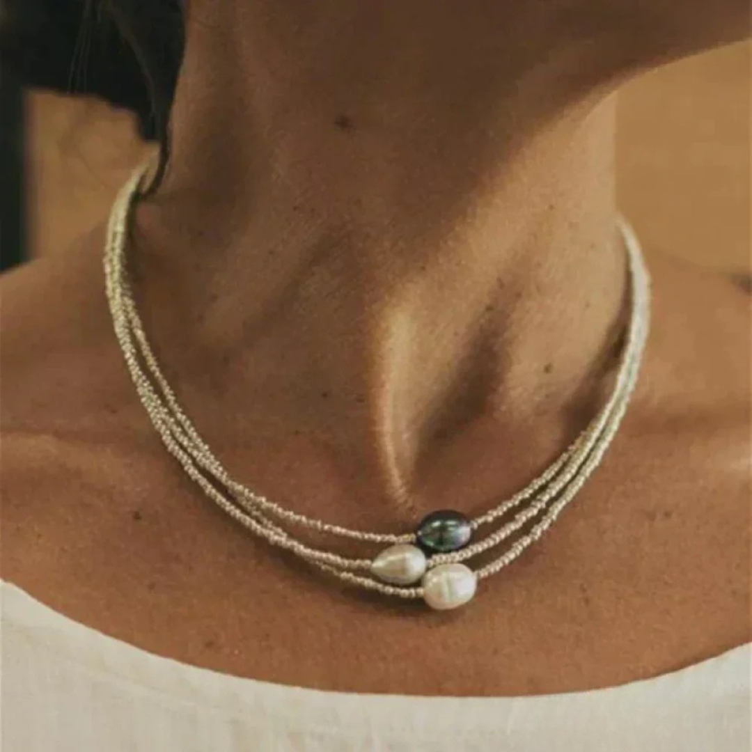 Ketting van Victoriaanse Zoetwaterparels