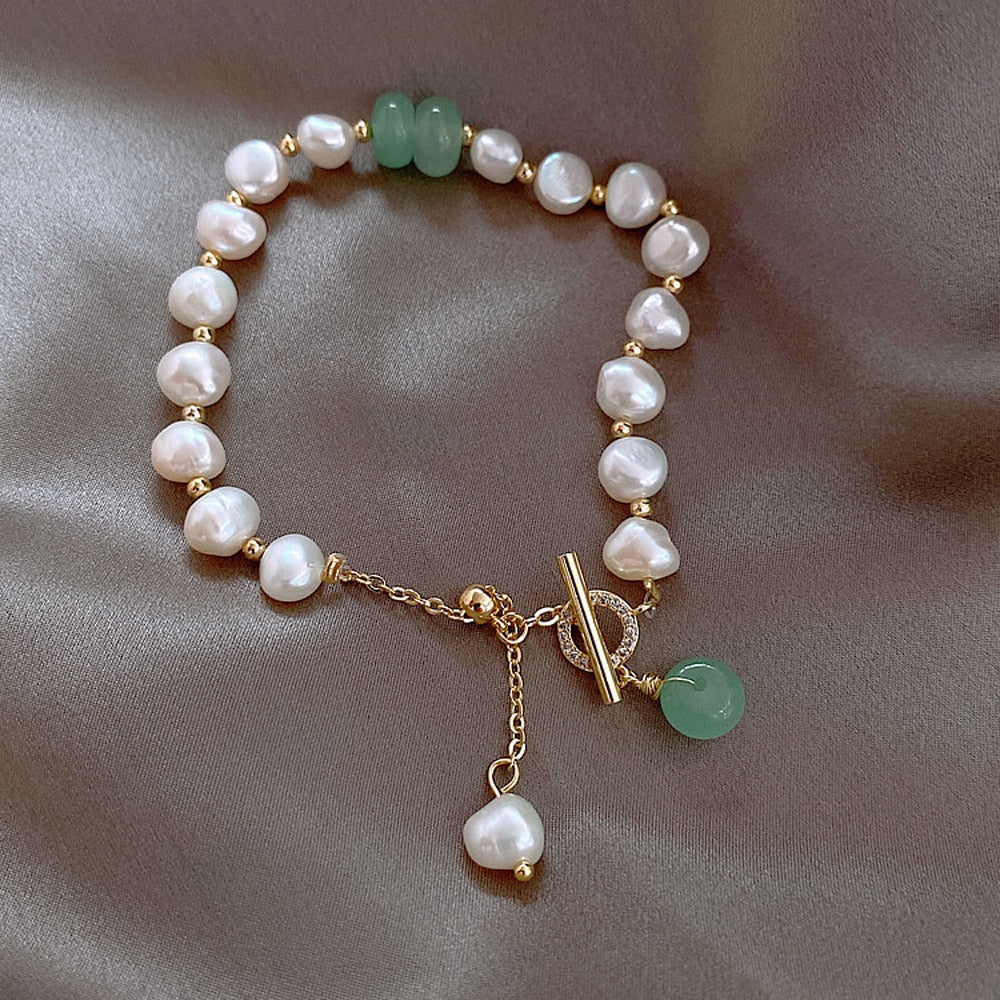 Armband Avontuur met Zee Parel