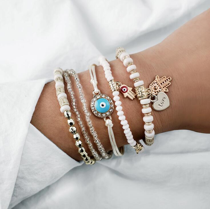 Hamsa Armbanden Set