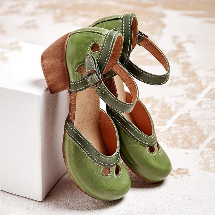 Giulia™ | Orthopedische sandalen met lage hakken