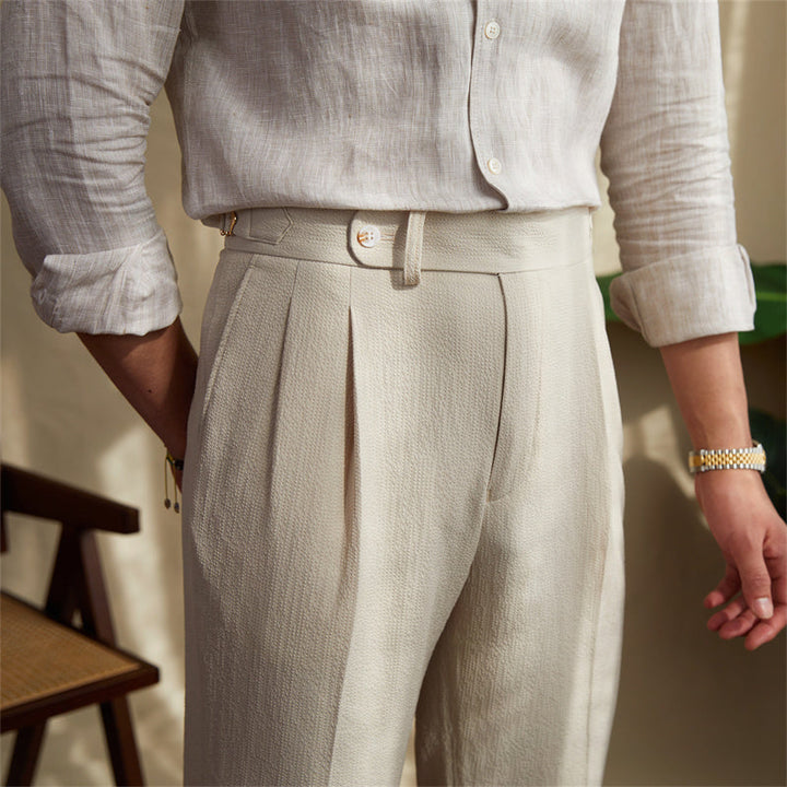 Sesto Seersucker Broek