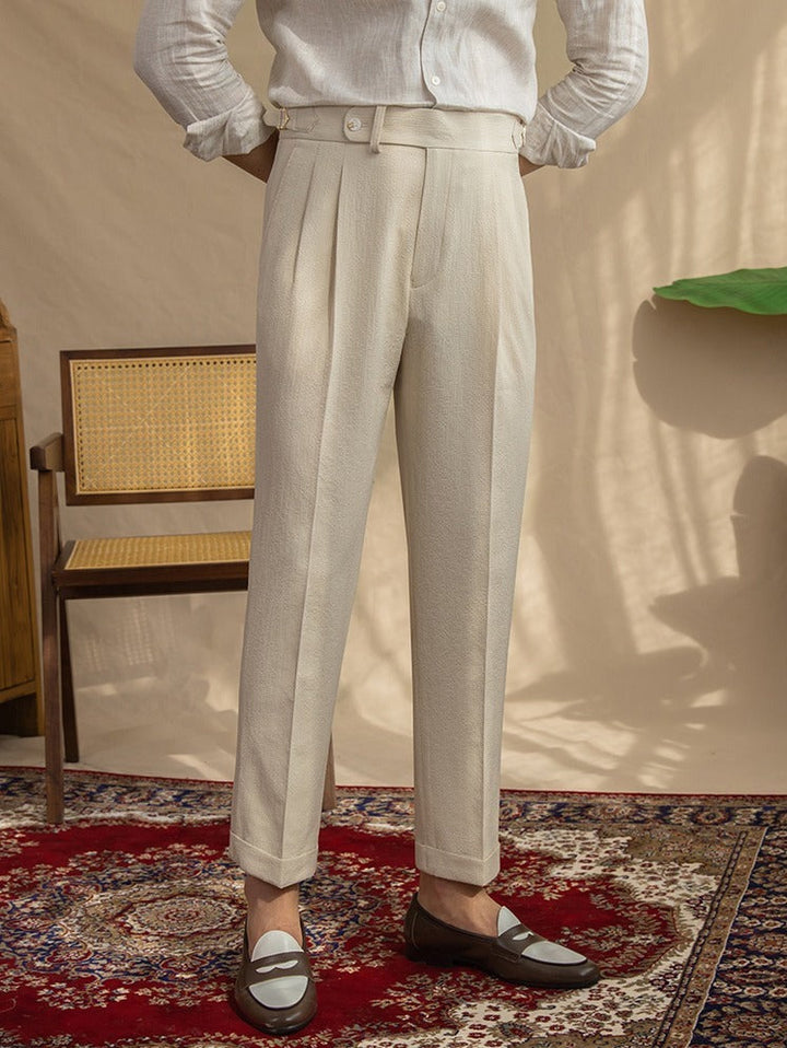 Sesto Seersucker Broek
