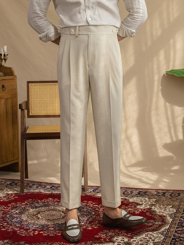 Sesto Seersucker Broek