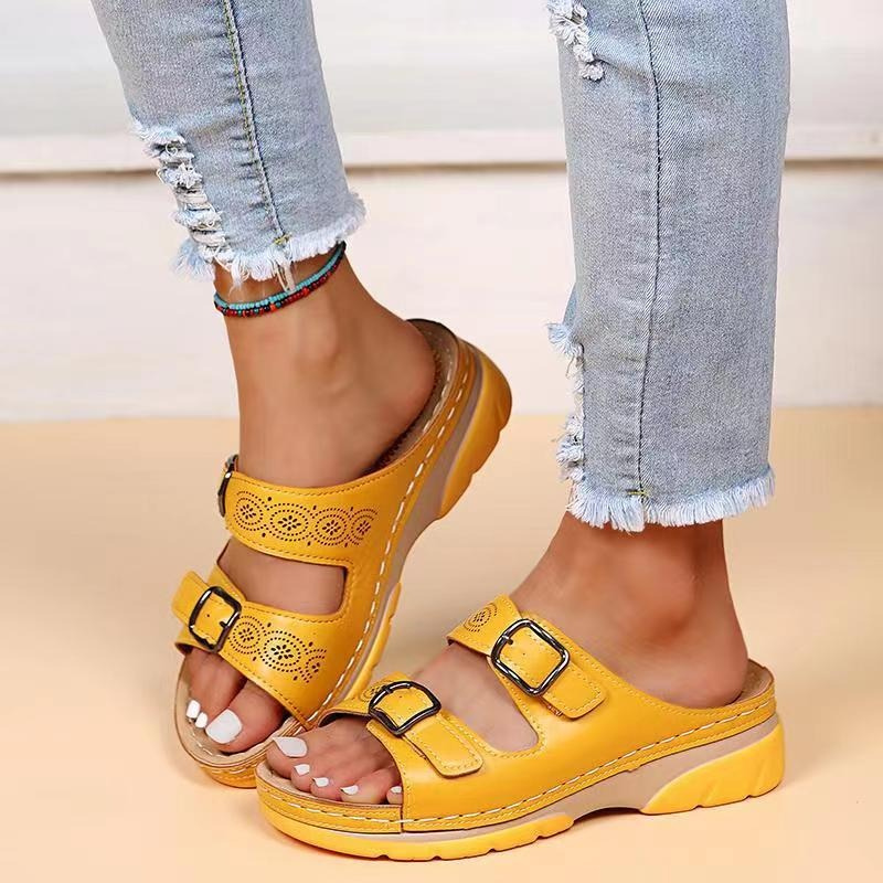 Liv™ | Orthopedische Leren Sandalen