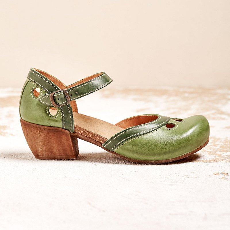Giulia™ | Orthopedische sandalen met lage hakken