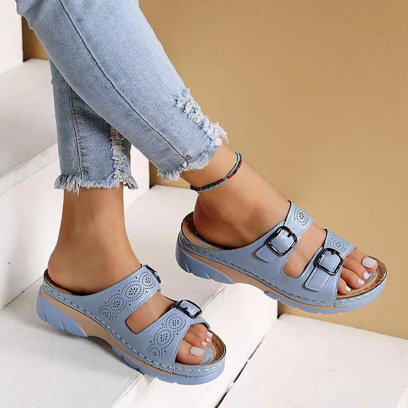 Liv™ | Orthopedische Leren Sandalen