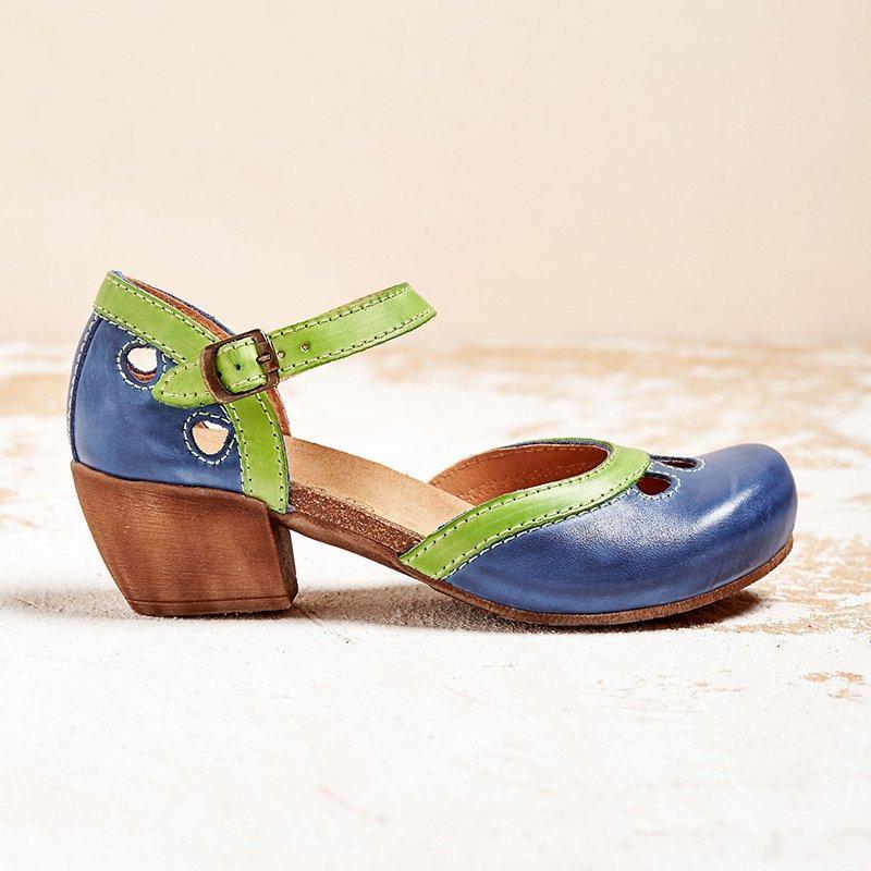 Giulia™ | Orthopedische sandalen met lage hakken