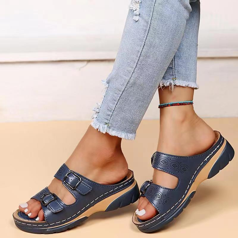 Liv™ | Orthopedische Leren Sandalen