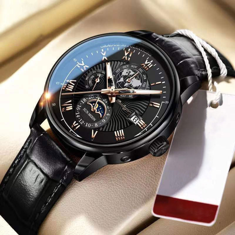 Trendy Luxe Licht Kwarts Horloge