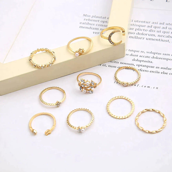 10 Boheemse Gouden en Zilveren Ringen