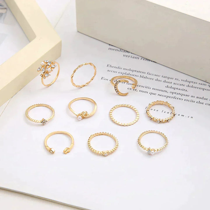 10 Boheemse Gouden en Zilveren Ringen