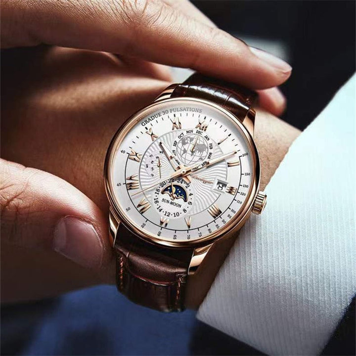 Trendy Luxe Licht Kwarts Horloge