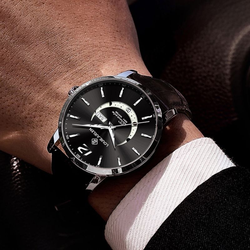 Elegante Maanfase Horloge