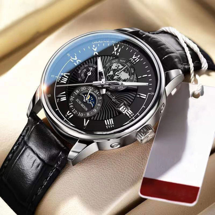 Trendy Luxe Licht Kwarts Horloge