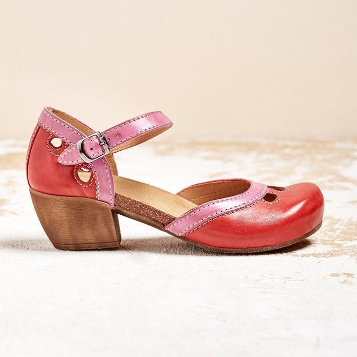 Giulia™ | Orthopedische sandalen met lage hakken