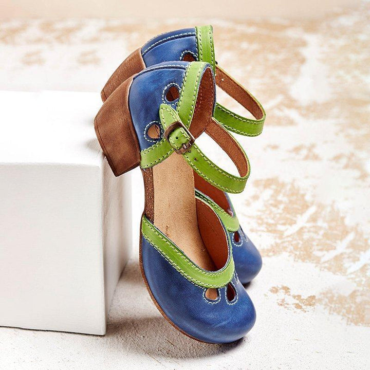 Giulia™ | Orthopedische sandalen met lage hakken