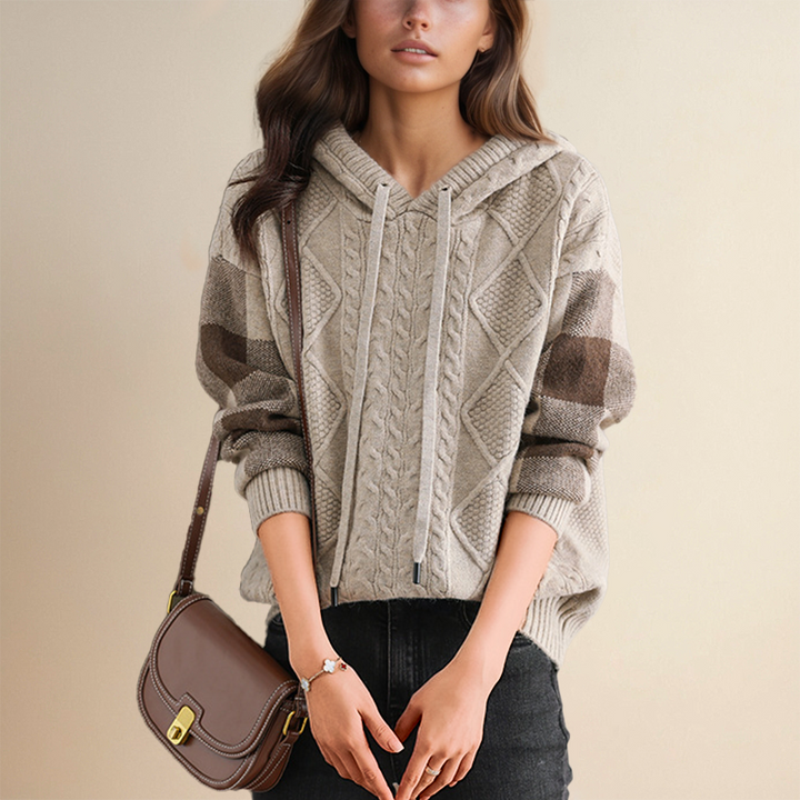 FABIOLA™ | PULL JACQUARD MET CAPUCHE