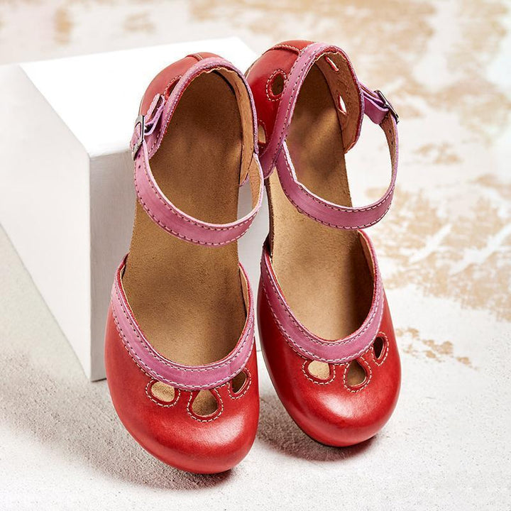 Giulia™ | Orthopedische sandalen met lage hakken