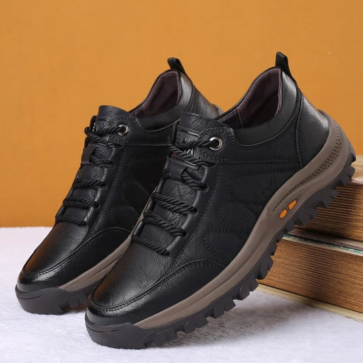 Matt | Handgenaaide Leren Casual Schoenen voor Heren