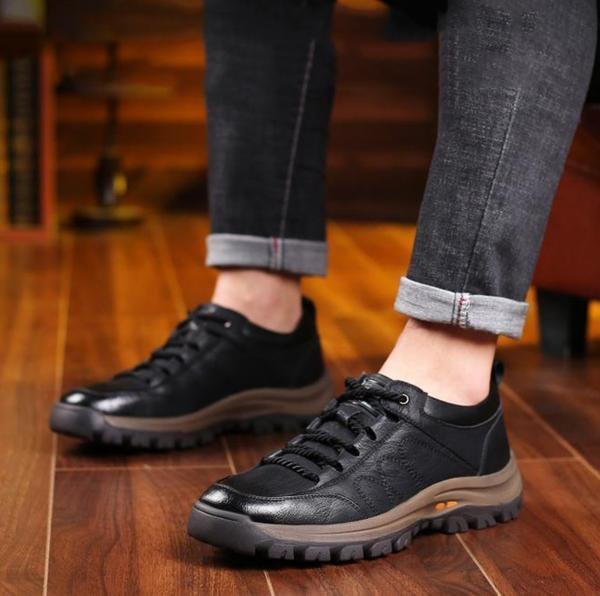Matt | Handgenaaide Leren Casual Schoenen voor Heren